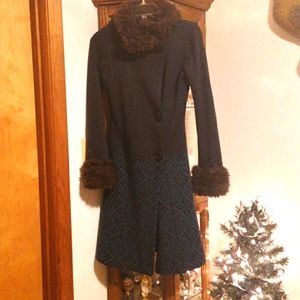 Betsey Johnson sweater coat
